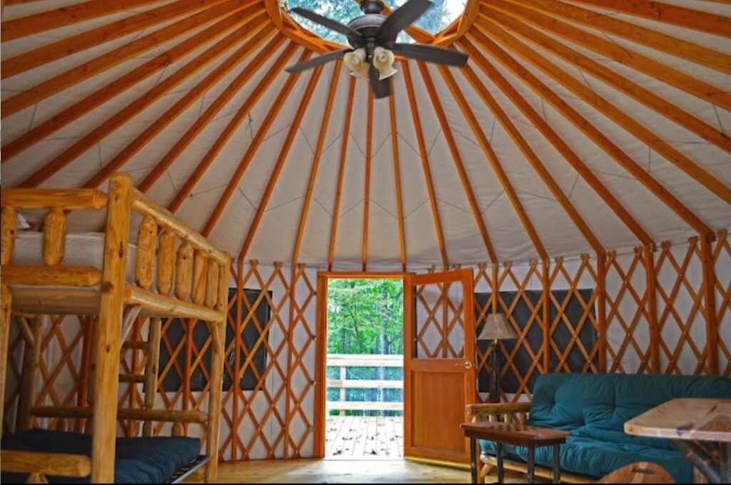 Tugaloo State Park Camp Site Yurt Camping