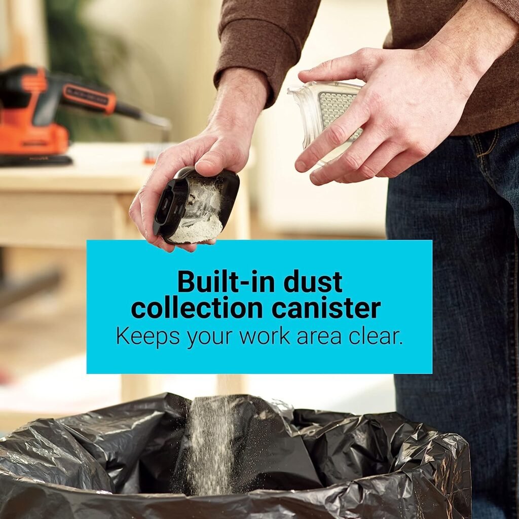 Black and Decker Sander Dust Collection