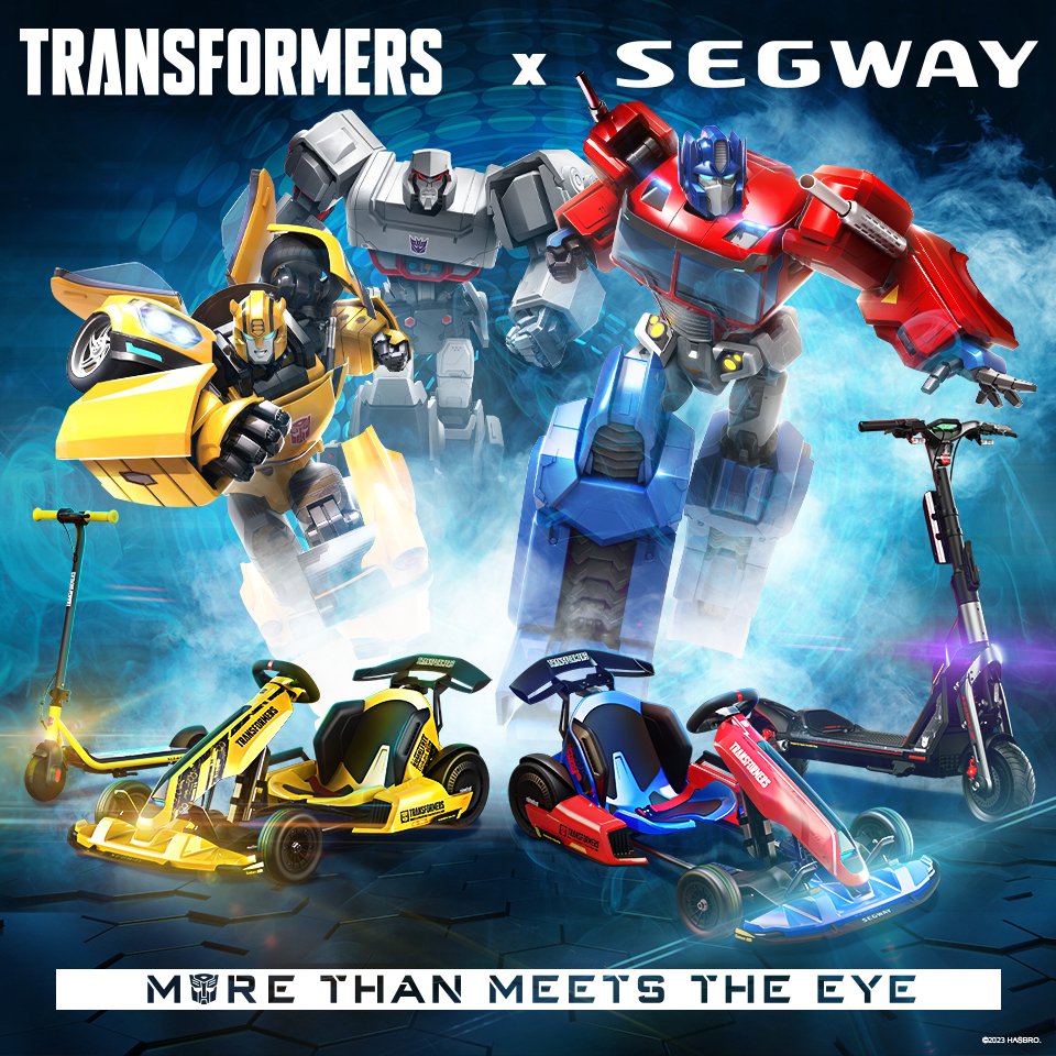 Segway x Transformers GoKart and Scooter Feature