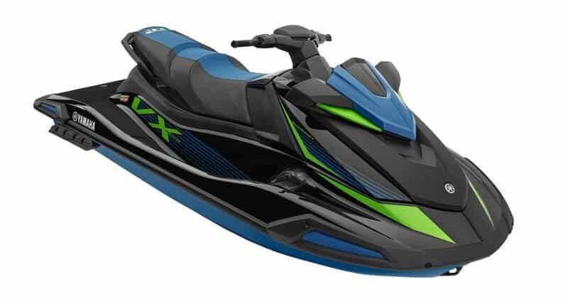 2024 Yamaha Waverunners Top Models Black, Green and Blue VX Deluxe
